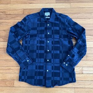 Norse Projects SIZE XS EXTRA SMALL Brushed Cotton Flannel Button Shirt Emil